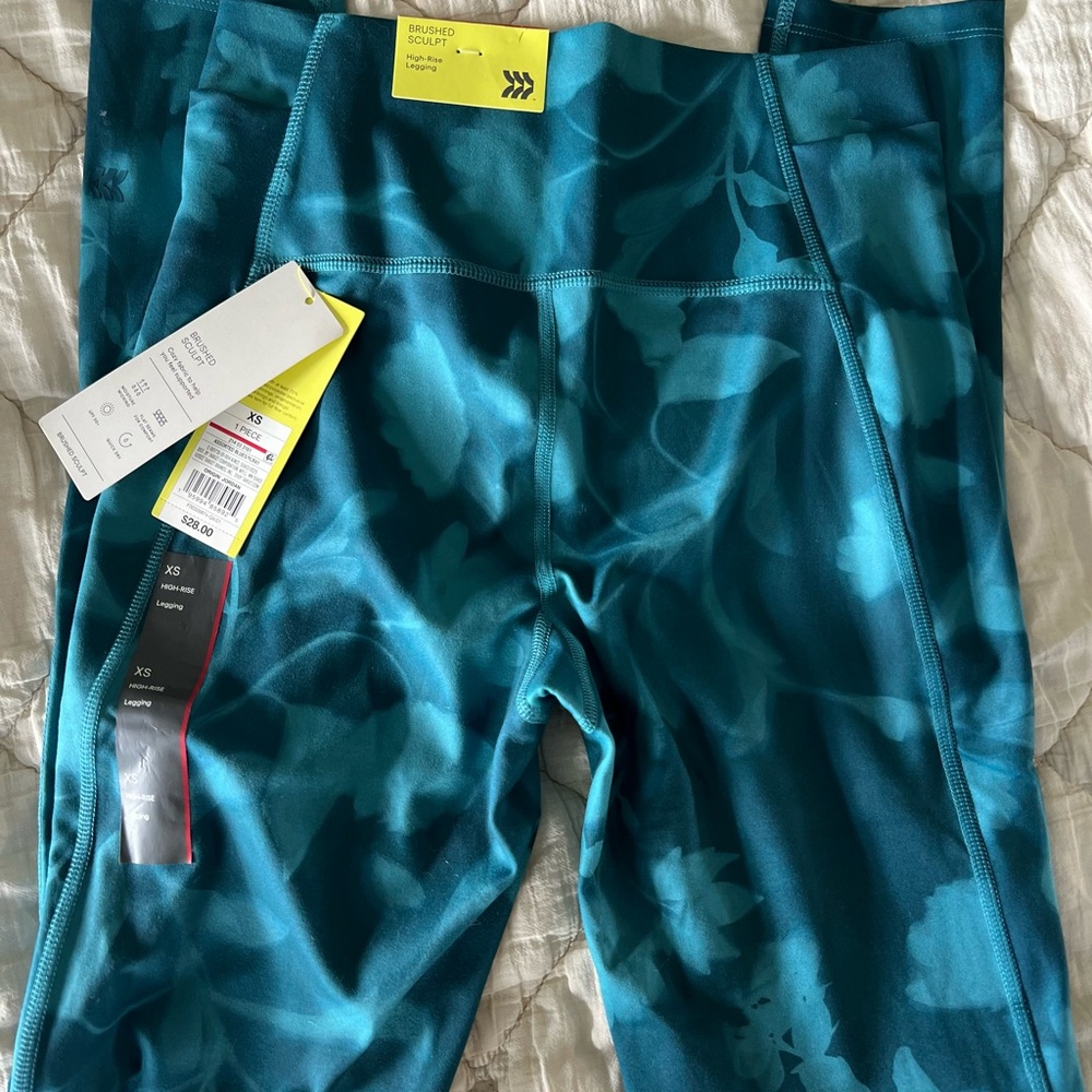 All in Motion Vibrant Teal High-Rise Leggings